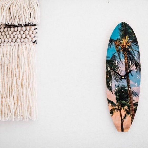 Hawaiian Palms Wall Clock - Picture 2 of 4